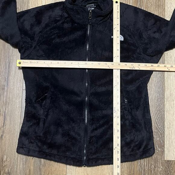 The North Face Osito Fleece Jacket Black Women’s Medium Soft Plush Full Zip Cozy - Picture 9 of 9